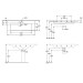 VB SchrankWT Subway 3.0 1300x470mm re-eckig 1HL. o. ÜL. Weiß Alpin cplus