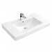 Villeroy & Boch SWT Architectura 6116 800x485mm 3LArm mittl HL durchg Überl Eckig WeißAlpin