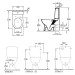 VB T-WC für Kombination Comp O.novo 5689 360x610mm DirectFlush bodenst WeißAlpin