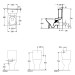 VB TS-WC Komb spülrandl O.novo 5661 360x670mm DF bodenst WeißAlpin C+