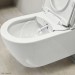 VB Dusch-WC spülrandlos ViClean-I200 595 x385x400mm Oval Pure Black CeramicPlus