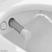 VB Dusch-WC spülrandlos ViClean-I200 595 x385x400mm Oval Pure Black CeramicPlus