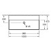 VB Waschbecken Memento 2.0 4A221F 1000x470mm Rechteck Weiß Alpin