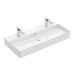 VB Waschbecken Memento 2.0 4A221L 1000x470mm Rechteck Weiß Alpin C+