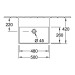 VB Waschbecken Memento 2.0 4A2253 500x420mm Rechteck Weiß Alpin