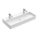 VB Waschbecken Memento 2.0 4A22A1 1000x470mm Rechteck Weiß Alpin C+