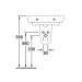 VB Waschbecken O.novo 4A4160 600x460mm Eckig Weiß Alpin