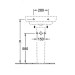 VB Waschbecken O.novo 4A4160 600x460mm Eckig Weiß Alpin