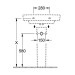 VB Waschbecken O.novo 4A4165 650x460mm Eckig Weiß Alpin CeramicPlus