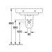 VB Waschbecken O.novo 4A4168 650x460mm Eckig Weiß Alpin