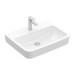 VB Waschbecken O.novo 4A41KL 650x460mm Eckig Weiß Alpin CeramicPlus