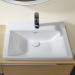 VB Waschbecken Subway 3.0 F4 550x440mm Rechteck 1HL. mit Überlauf Weiß Alpin