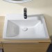 VB Waschbecken Subway 3.0 F5 550x440mm re-eckig 1HL. o. ÜL. Weiß Alpin cplus