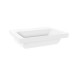 VB Waschbecken Subway 3.0 58 550x440mm Rechteck o. ÜL. Weiß Alpin CeramicPlus