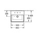 VB WT Memento 5133 600x420mm 3-L Arm mittl HL durchg Überl Eckig WeißAlpin C+