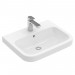 Villeroy & Boch WT Architectura 4188 650x470mm 3-LArm mittl HL durchg o Überl Eckig WeißAlpin