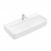 Villeroy & Boch WT Finion 4168 1000x470mm mittl HL durchgest verd ÜL eck Weiß Alpin C+