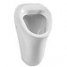 Vitra Urinal RockyPlus Zulauf von hinten, alpin-weiss