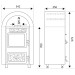 Wamsler Dauerbrandofen Kamino 109-6 A mit Obenanschluss, Kamino 109-6A OA