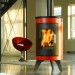 Wamsler Kaminofen "City" rot /schwarz, KF 101-64 City