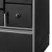 Wamsler Holzherd K 176 F/A 70 Style schwarz mit geschliffener Herdplatte und Edelstahlherdrahmen Rauchrohranschluß links, K 176 F/A 70 Style