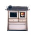 Wamsler Holzherd K 85 F Cappuccino Rauchrohranschluß links, K 85 F