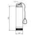 Aqua 5-80MA/230V 5" Unterwasserpumpe mit integrierten Motor 20m Kabel