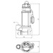 Solida 490 C (A) 230 V Abwassertauchmotorpumpe mit Schwimmerschalter, Wirbelrad