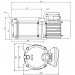 Zehnder CPS 20-5 SM GG, selbstansaugende,
mehrstufige, horizontale Kreiselpumpe,
Saug- und Druckgehäuse
aus Grauguss, 230 V, mit Ein-und
Ausschalter, 1,5m Netzkabel und
Stecker, Anschlüsse 1“ IG